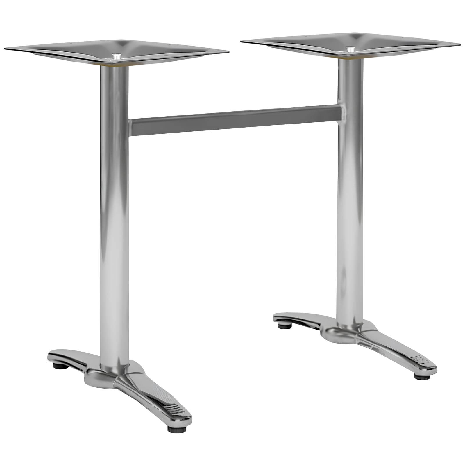 Horeca-Tafelonderstel-Aluminium-100×58-Hoogte-72-Cm-a-Roma-Double2