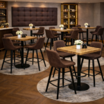 Horeca-Hoofdbord-Bruin-Microvezel