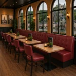 Horeca-Stoel-TARA-L-R-bordeaux-Kunstleer