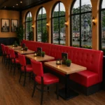 Horeca-Stoel-TARA-L-R-rood-Kunstleer