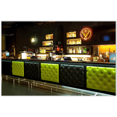 Horeca-Hoofdbord-Groen-Kunstleer