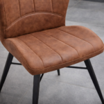 Horeca-Stoel-ELITE-Cognac-Microvezel