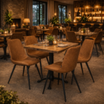 Horeca-Stoel-SPOT-Cognac-Microvezel