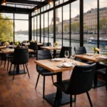 Horeca-Stoel-KENZA-zwart-Kunstleer