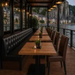 Horeca-Stoel-MABEL-Bruin-Kunstleer