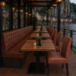Horeca-Stoel-MABEL-Cognac-Microvezel