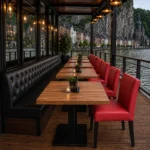 Horeca-Stoel-MABEL-rood-Kunstleer