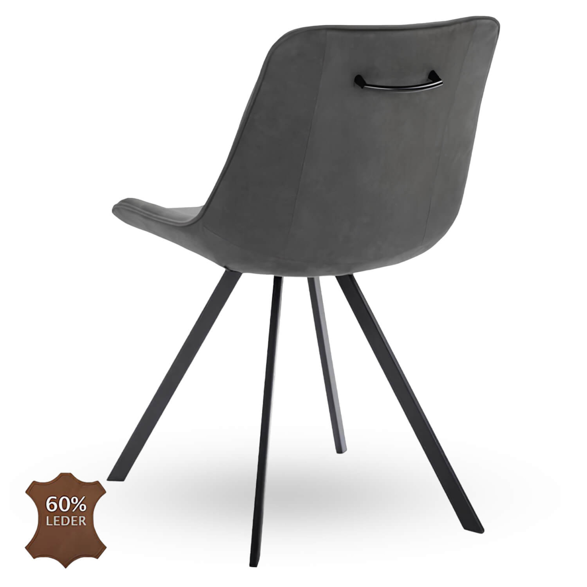 Horeca-Stoel-CARMEN-Graphite-Vintage-Kunstleer-A