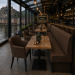 Horeca-Armstoel-OMEGA-bruin-microvezel