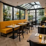 Horeca-Stoel-ALESSIA-Zwart-Kunstleer