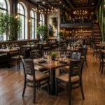 Horeca-Stoel-MELISA-Taupe-Kunstleer-model-2