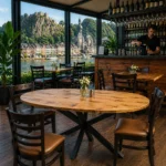Horeca-Beukenhout-Tafelblad-MEXICO-3,50-cm-Dik-ovaal