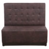 Horeca Eetbank - Napoli - Vintage Bruin - V