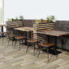 Horeca Eetbank – Napoli – Vintage Bruin - Model - 5