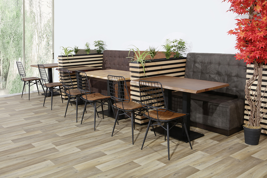 Horeca Eetbank – Napoli – Vintage Bruin - Model - 5
