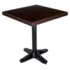 Horeca Tafel - Dublin Wenge - 60x60 Cm Met Onderstel - D