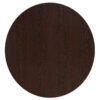 Horeca Tafelblad Rond - Werzalit Wenge - 60 - 3 Cm Dik - D