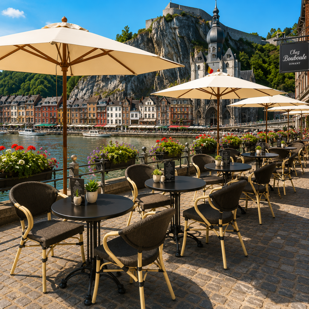 Terrasstoel-BERGAMO-Armleuning-Stapelbaar-Zwart-neww