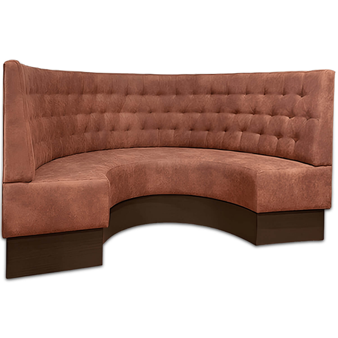 Horeca-Eetbank-Snooker-Microvezel-Cognac