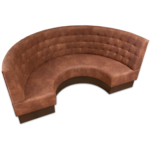 Horeca-Eetbank-Snooker-Microvezel-Cognac-B