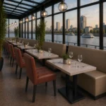 Horeca-Stoel-DEX-bruin-kunstleer