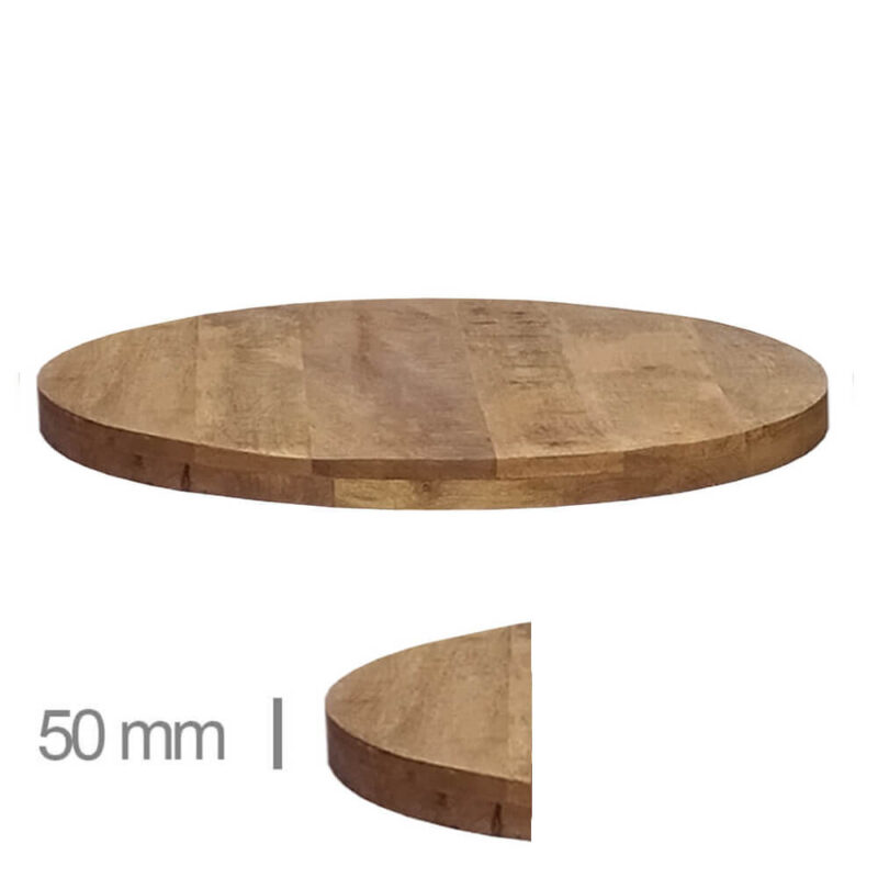 Horeca-Mangohout-Ronde-Tafelblad-Mango-5-Cm-Dik-Categorie