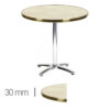 Horeca-Terrastafel-Rond-Met-Messing-Rand-Werzalit-Golden-Marble-60-Cm-A-Roma