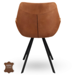 Horeca-Armstoel-PERLA-Camel-Vintage-Kunstleer-A