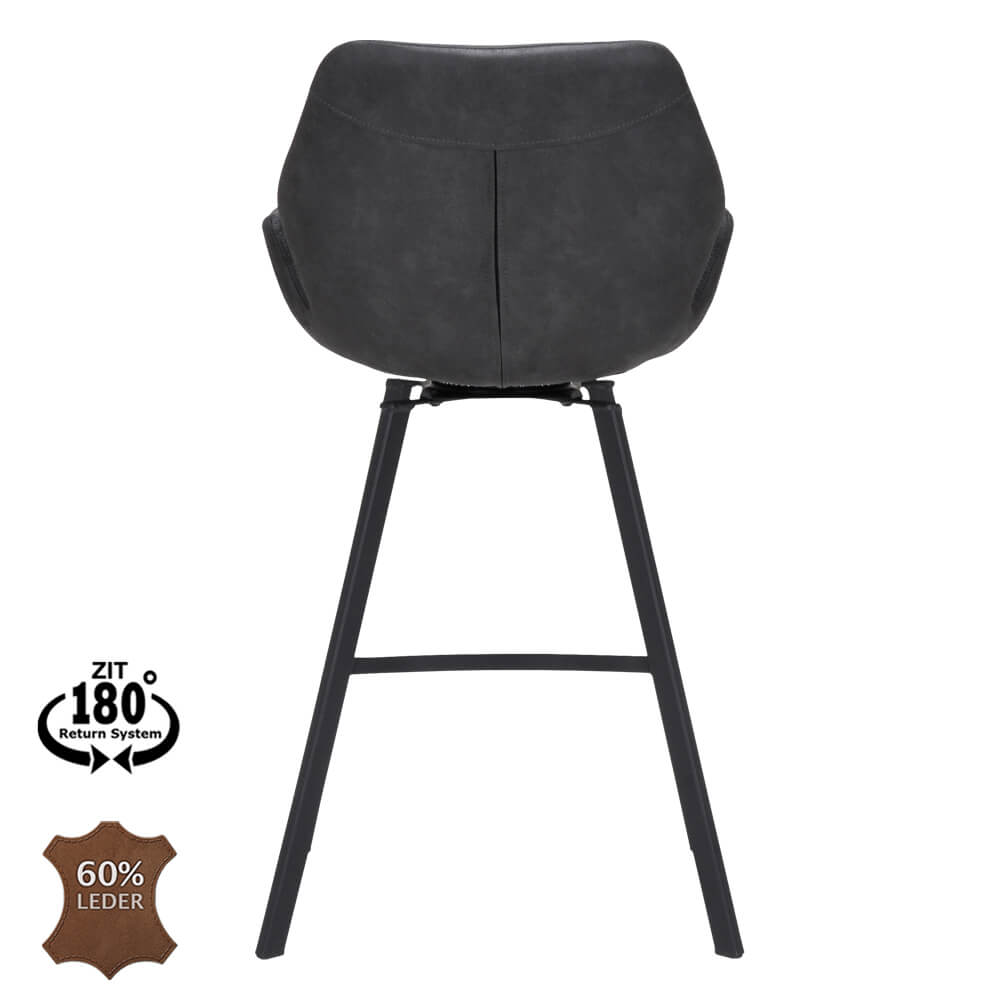 Horeca-Barstoel-Nila-Vintage-Antraciet-A