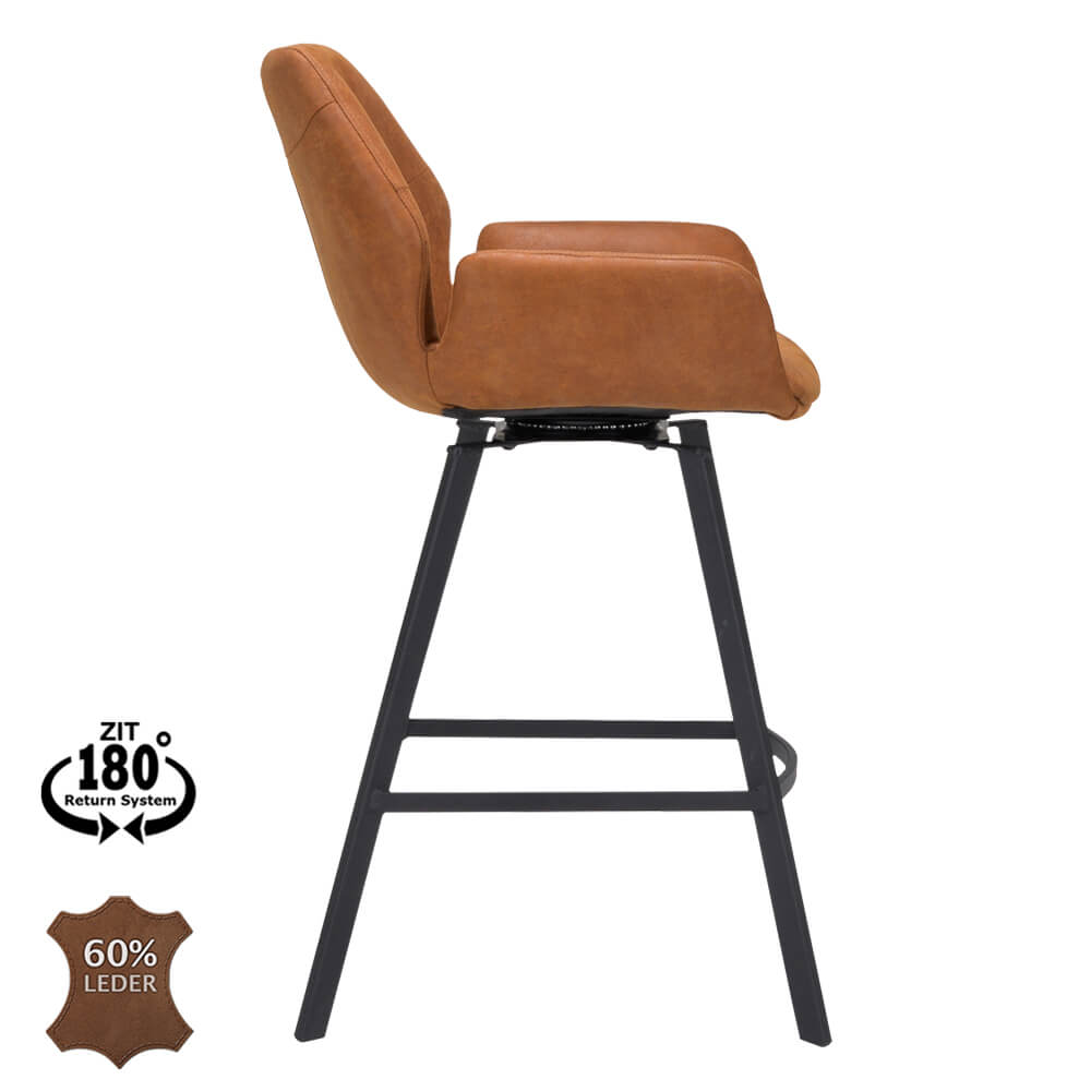 Horeca-Barstoel-Nila-Vintage-Camel-Z