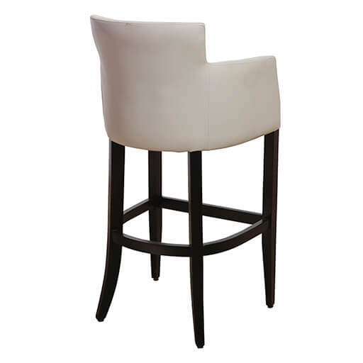 Horeca Barstoel - Omega - Met Armleuning Wit - A