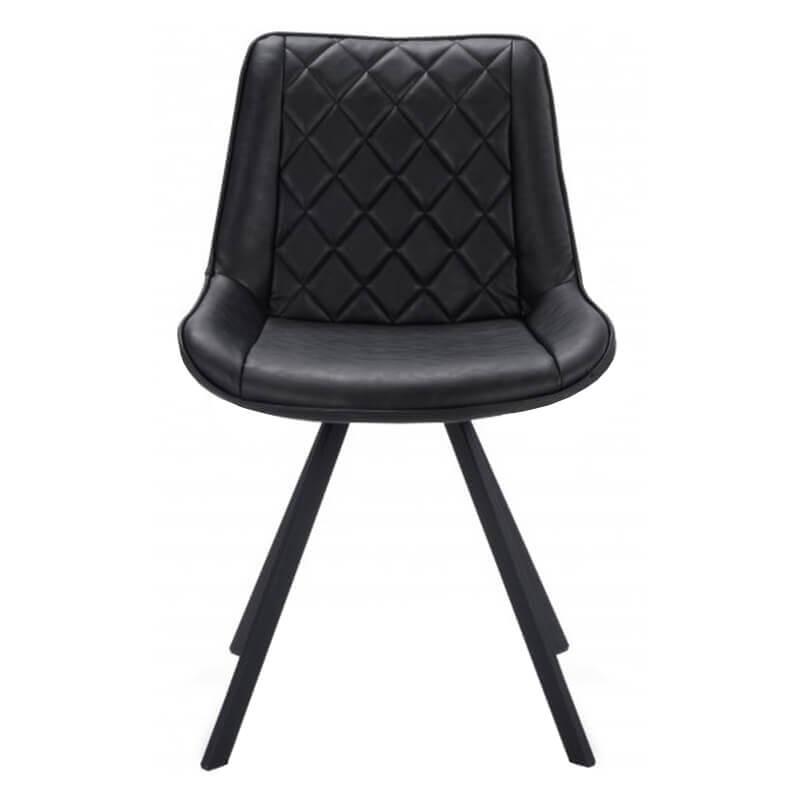 Horeca Stoel – Tes Diamond – Vintage Mat Zwart - V