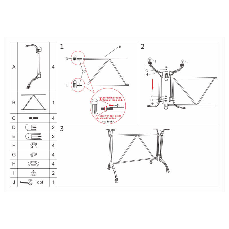 Horeca-Tafelonderstel-Gietaluminium-86×60-Hoogte-69-Cm-Zwart-A-440-Montage-2