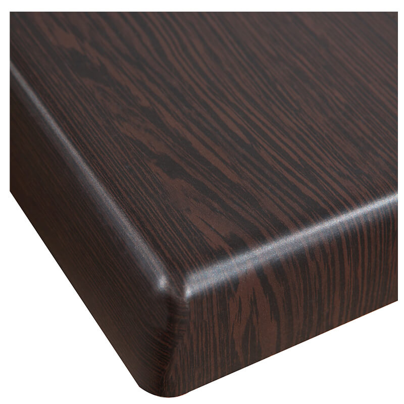Horeca Tafelblad - Werzalit Wenge - 80x120 - 3 Cm Dik - D1