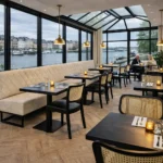 Horeca-Stoel-MARA-ZwartBeige-Rattan