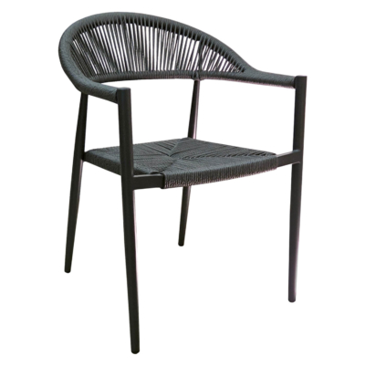Horeca-Terrasstoel-Volga-Grijs