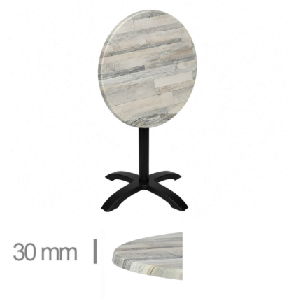 Horeca-Terrastafel-Opklapbaar-Rond-WERZALIT-WHITE-BLOCK-Ø60-cm