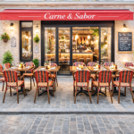 Terrasstoel-MONICA-Stapelbaar-RoodZwart-Rattan (2)