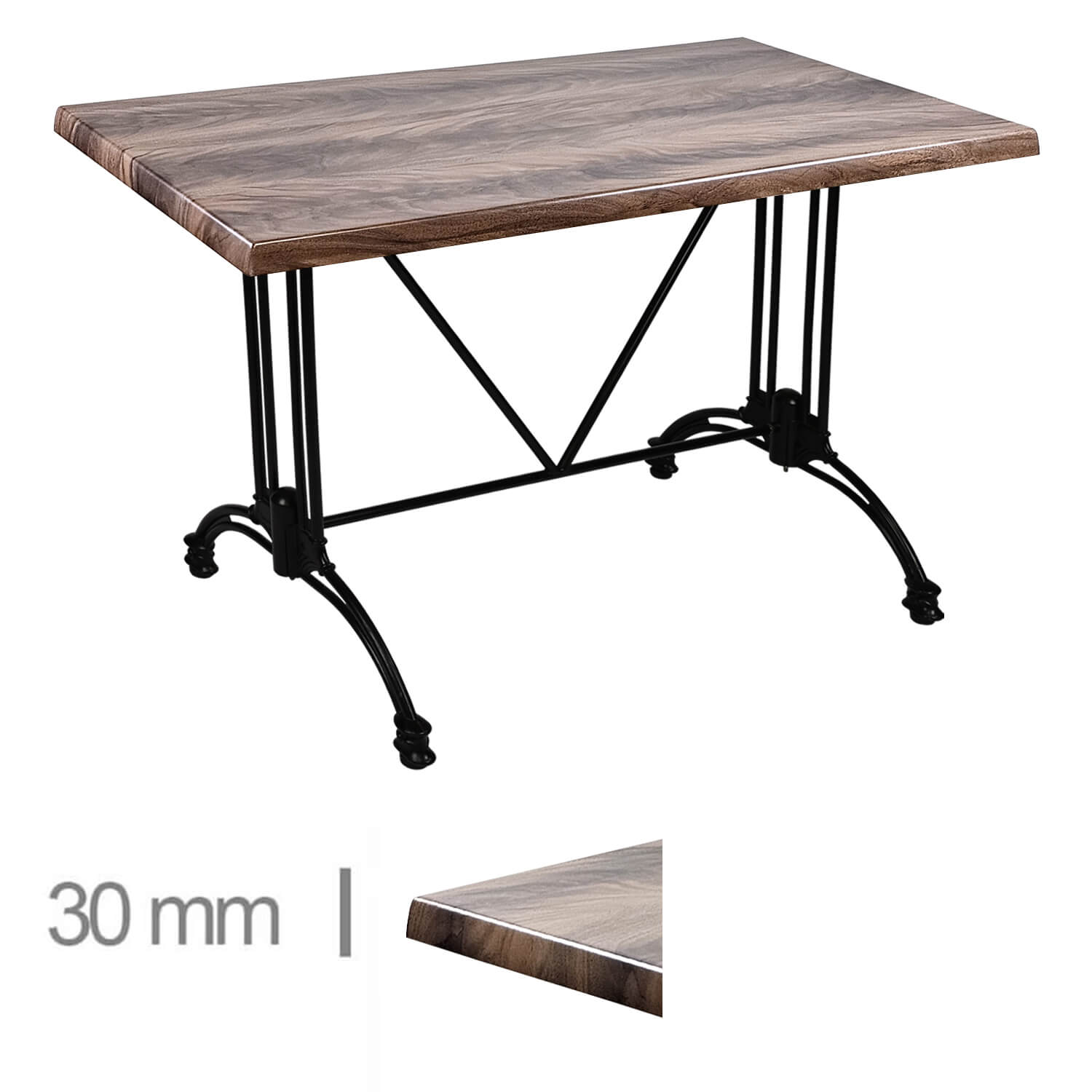 Horeca-Terrastafel-Werzalit-DE-Lagos-70x110-Cm-A-440 Horeca-Terrastafel-Werzalit-DE-Lagos-70x110-Cm-A-440