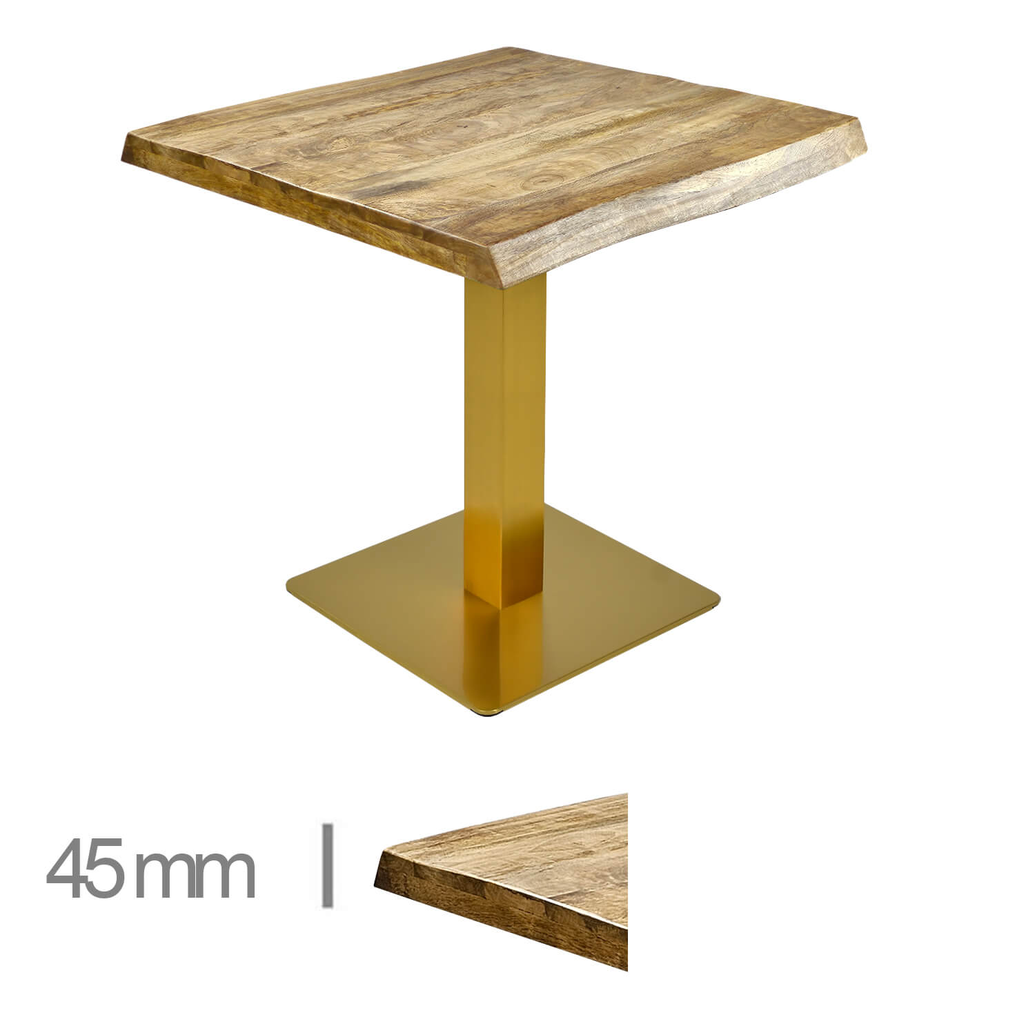 Horeca-Mangohout-Tafel-Mango-NE-70x70Cm-Met-Stalen-Onderstel-B-339-GOLD-45