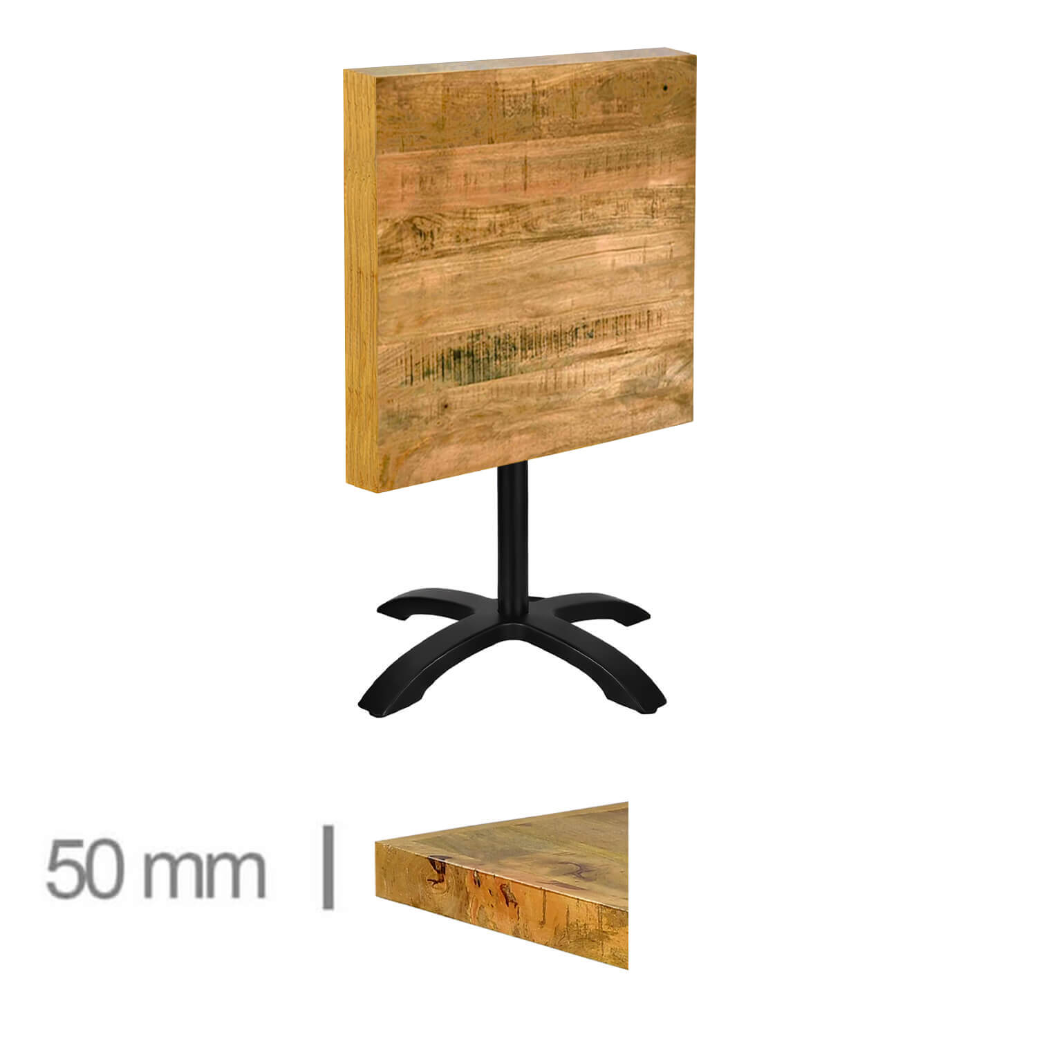 Horeca-Mangohout-Tafel-Met-Klaponderstel-60x60cm-2 Horeca-Mangohout-Tafel-Met-Klaponderstel-60x60cm-2