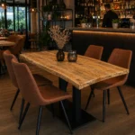 Horeca-Mangohout-Tafelblad-4,50 cm-Dik-70x120