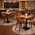 Horeca-Metalen-Barstoel-EMPERIO-Cognac-kunstleer-model-1