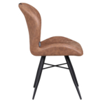 Chaise de Restaurant - ELITE - Microfibre Vintage Cognac – Image 5