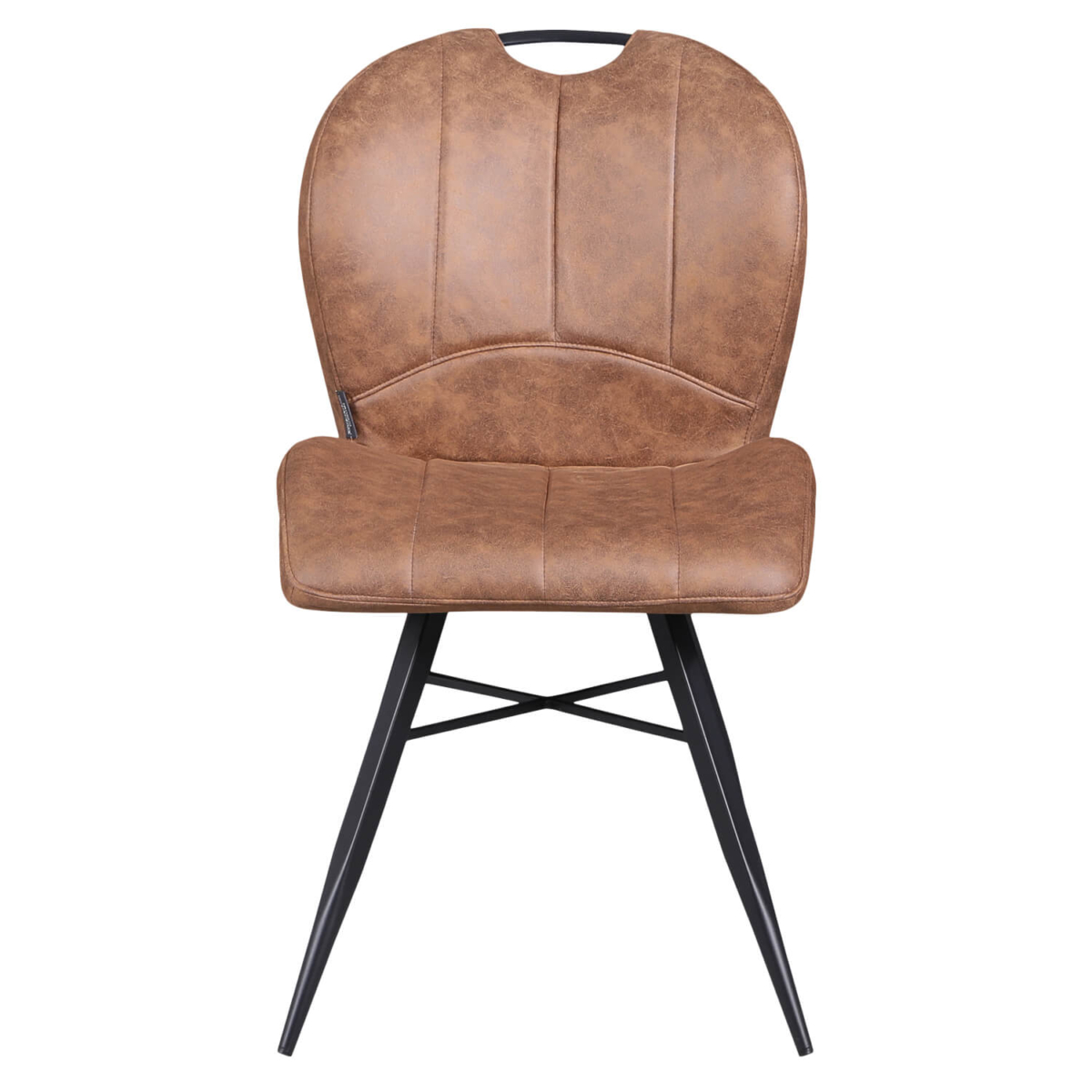 Horeca Stoel - ELITE - Cognac Vintage Microvezel - Afbeelding 6