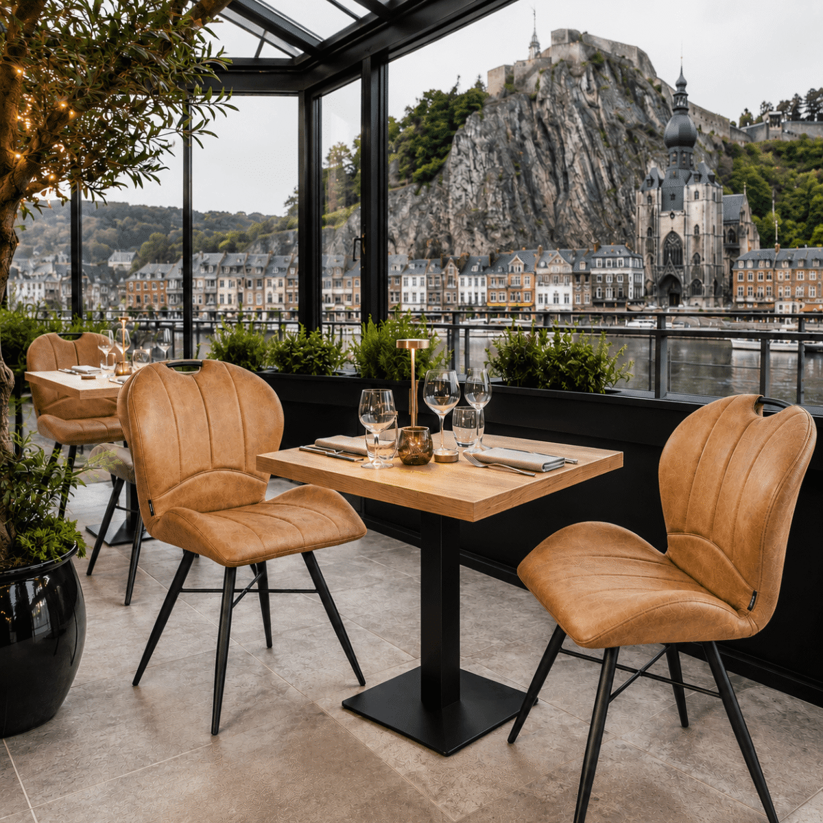 Horeca-Stoel-ELITE-Cognac-Kunstleer-model-18
