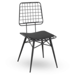 Horeca-Stoel-RIO-Zwart-Vintage-Kunstleer