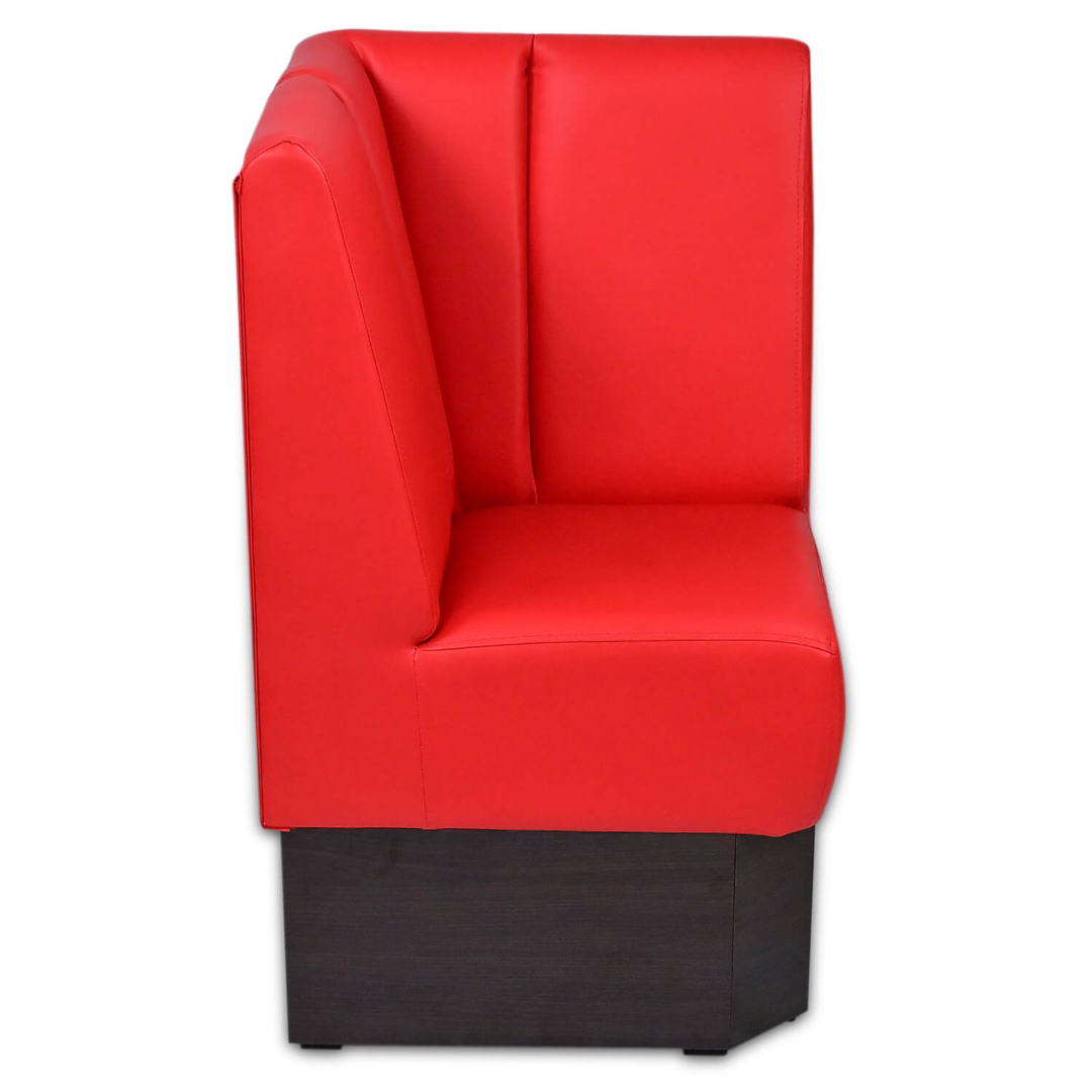 Horeca-Hoek-Eetbank-Rome-Kunstleer-Rood