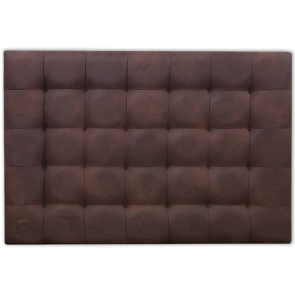 Horeca-Hoofdbord-Vintage-Microvezel-Bruin