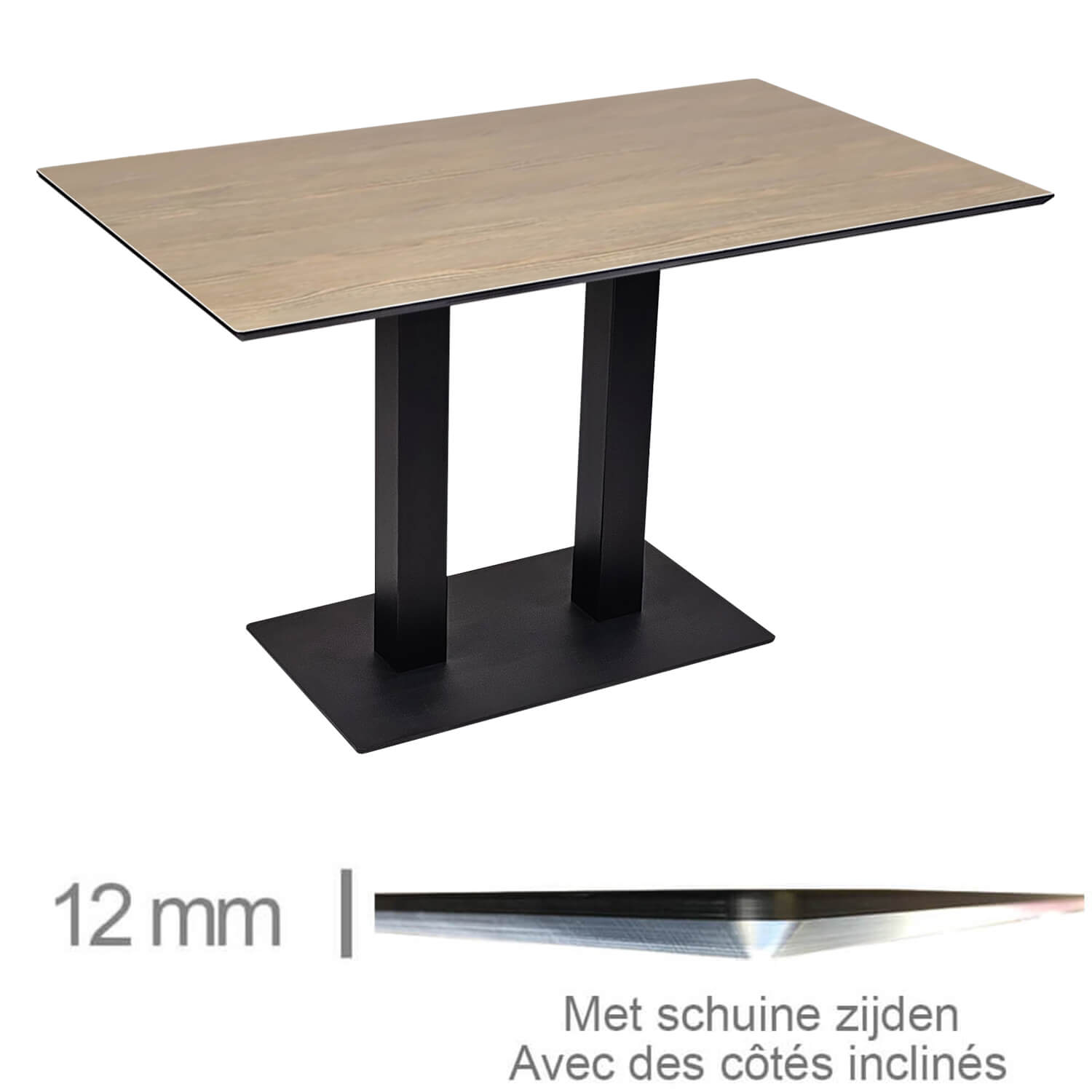 Horeca-Tafel-Compact-Aspen-69x120-Cm-Met-Onderstel